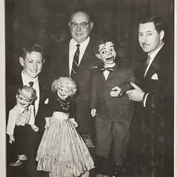 Photograph - Gerry Gee Junior, Winner of the Children Ventriloquist Competition, Melbourne, 1952