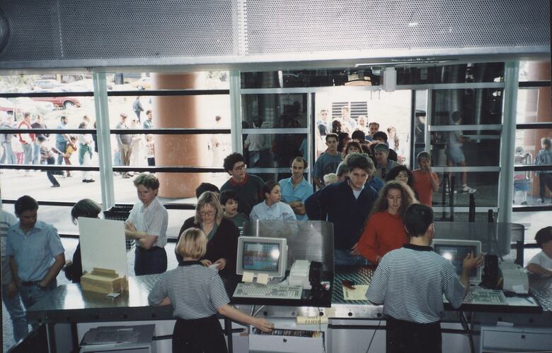 Photograph - Entrance Desk, Scienceworks, Spotswood, Victoria, Apr 1992