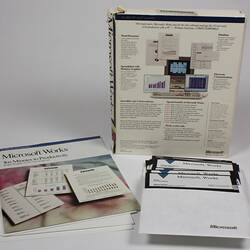 Software Package - Microsoft, 'Works', Version 2.0, 1989