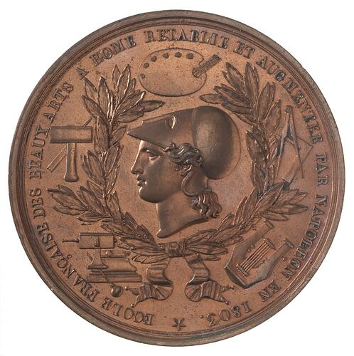 Medal - French School at Rome 1803, France, 1812