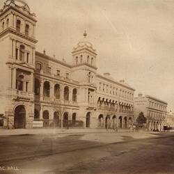 Photograph - Masonic Hall, Collins Street, Melbourne, Victoria, circa 1890