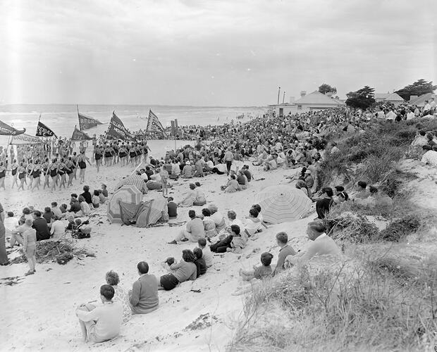 Surf Life Saving Competition, Victoria, 1956