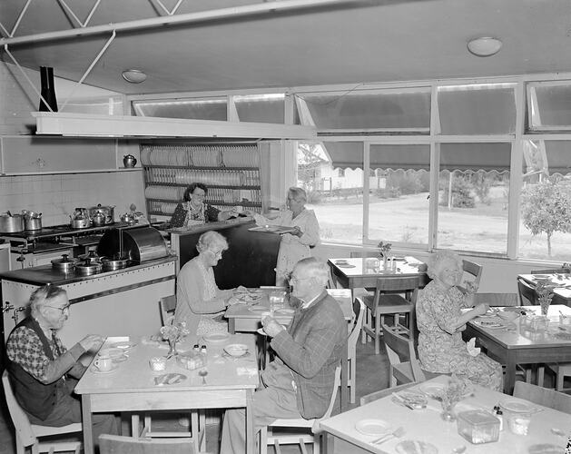 Dining Room Interior, Victoria, 1957