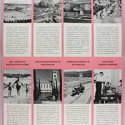 Leaflet - 'Australien Bietet ein Neues Leben', Australian  Migration Mission, Austria, 1950s