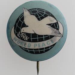 Badge - 'World Peace', circa 1950