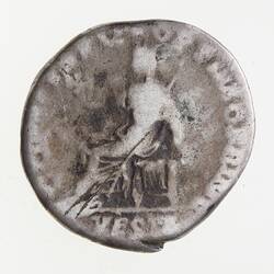 Coin - Denarius, Emperor Trajan, Ancient Roman Empire, 104-111 AD