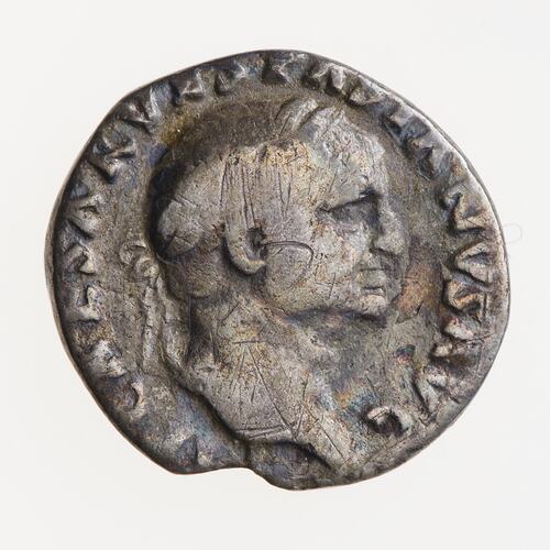 Coin - Denarius, Emperor Vespasian, Ancient Roman Empire, 70-71 AD