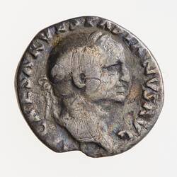 Coin - Denarius, Emperor Vespasian, Ancient Roman Empire, 70-71 AD