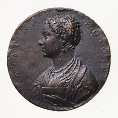 Electrotype Medal Replica - Faustina of Rome