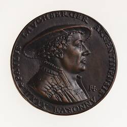 Electrotype Medal Replica - Paul Lauchberger & Agnes Wicker, 1532