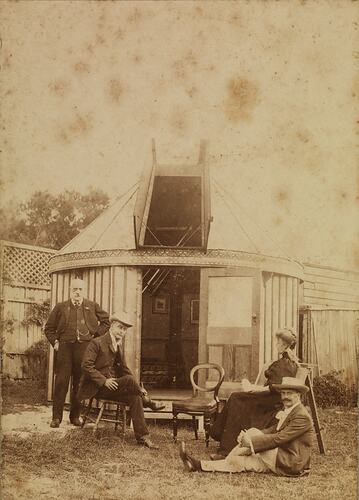 William John Macdonnell & Astronomer Colleagues, Mosman, New South Wales, 1910