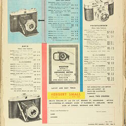 Scrapbook - Kodak Australasia Pty Ltd, Advertising Clippings, Kodak Competitors, Abbotsford, circa 1950s