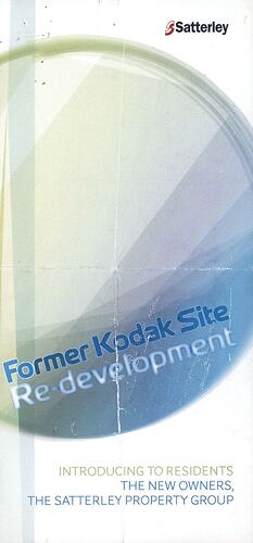 Brochure - 'Former Kodak Site Re-development', Satterley Property Group, circa 2010
