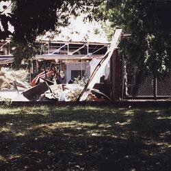 Photograph - Demolition of Kodak Factory Building 20, Kodak Australasia Pty Ltd, Coburg, 2000-2001