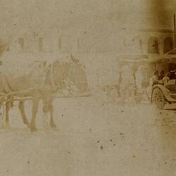 Photograph - Horse & Motorized Ambulances, Egypt, World War I, 1915-1916
