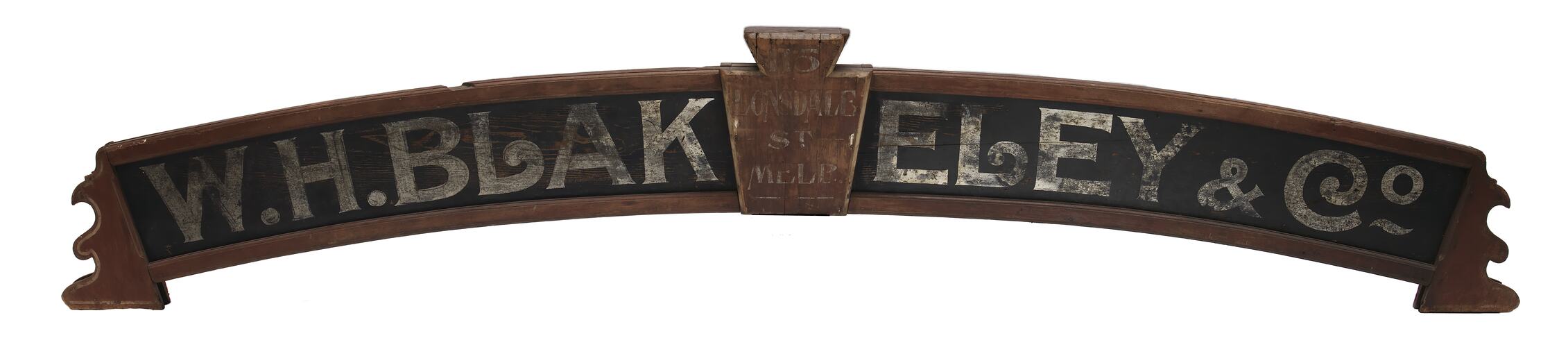 Sign - WH Blakeley & Co, Melbourne, 1884