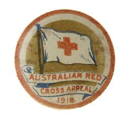 Badge - 'Australian Red Cross Appeal', 1918