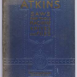 Cover with gold lettering on blue background.