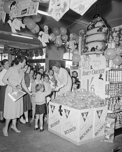 Brockhoff Biscuit Co, Product Promotional Event, Hampton, Victoria, 11 Sep 1959