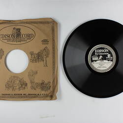 Disc Recording - Edison, Double-Sided, 'Do You Know The Land? "Mignon"' & 'I Think Of You Marguerite', 1919-29