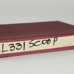 Photograph Album of harvesting equipment.
