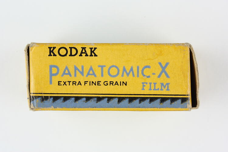 Film box printed with product details.