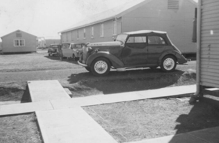 James Forbes First Car, Broadmeadows Migrant Hostel, Melbourne, 1961