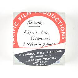 Motion Film - Kodak Australasia Pty Ltd, Television Commercial, Kodak Brownie Starlet Camera, 'Dear Aunt Mary', circa 1960s