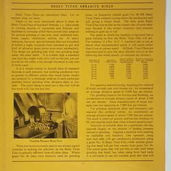 Page with photo image and printed descriptive  text.
