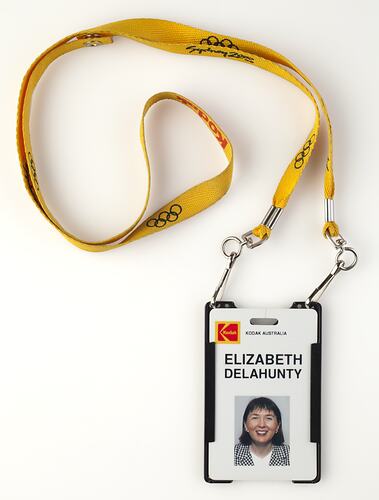 Security Pass - Kodak Australasia Pty Ltd, Elizabeth Delahunty, circa 2000