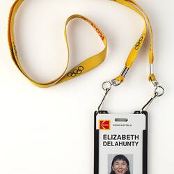 Security Pass - Kodak Australasia Pty Ltd, Elizabeth Delahunty, circa 2000