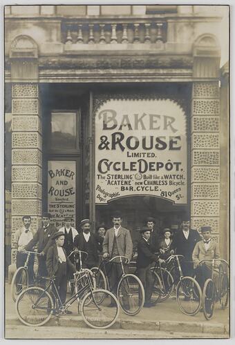 Baker & Rouse Ltd, Cycle Depot Store, Brisbane, 1893