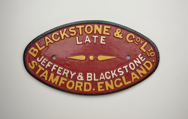 Plate - Blackstone & Co.