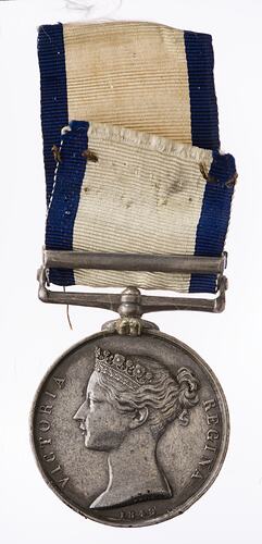 Medal - Naval General Service Medal 1793-1840, Great Britain, 1848 - Obverse