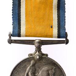 Medal - British War Medal, Great Britain, Private Stanley Weston, 1914-1920 - Reverse