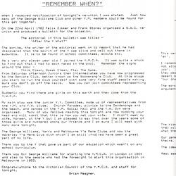 Booklet - YMCA Anniversary Dinner, 1993