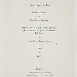 Programme - Kodak Australasia Pty Ltd, Mr E.R. Stewart Retirement Dinner, Sydney, 11th December 1963, Page 3