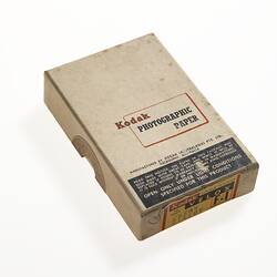 Photographic Paper - Kodak Australasia Pty Ltd, 'Velox Single Weight F.1', circa 1940s