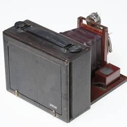 Camera - Rochester Optical Co, 'Pony Premo', Folding View Camera, Rochester, U.S.A., circa 1890