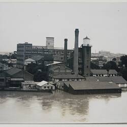 Digital Photograph - Kodak Australasia Pty Ltd, Yarra River in Flood, Abbotsford, Victoria, Dec 1934