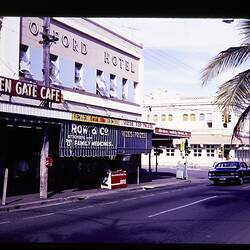 Slide - Kodak Australasia Pty Ltd, Streetview of Chemist Selling Kodak Products, Rockhampton, circa 1970s