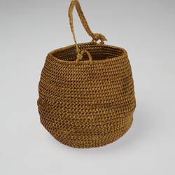 Basket, <em>Stab</em> [Close-weave basket], Yaghan, Rio Douglas, Navarino Island, Magallanes, Chilean Antarctic, Chile, /06/1929