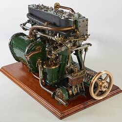 Marine Steam Engine Model - Quadruple-Expansion, 1928