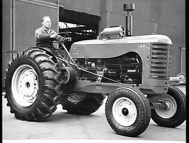 744D TRACTOR: FEBRUARY 1951
