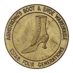 Medal - Armstrong Shoe Mart, Frankston, 1987 AD