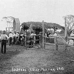 Negative - 'Isisford Xmas Meeting', Queensland, 1910