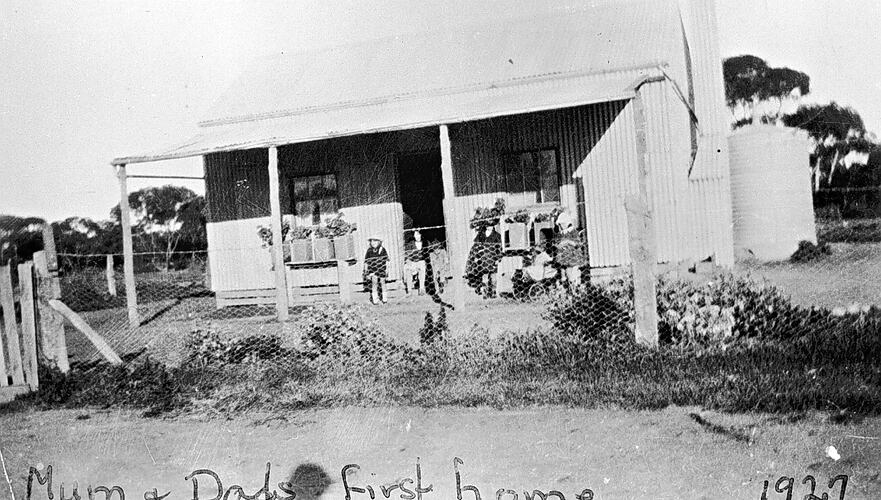 MUM AND DAD'S FIRST HOME, 1927
