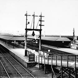 Negative - Flinders Street Station, Melbourne, Victoria, 1898