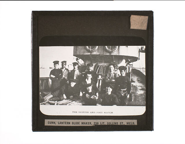 Lantern Slide - The Skipper and Port Watch