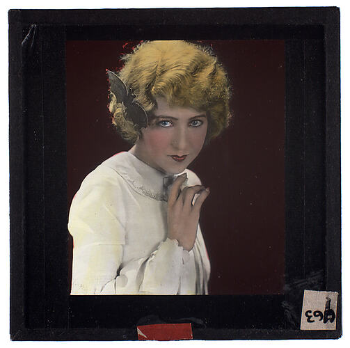 Lantern Slide - Universal Opportunity League, Female Portrait